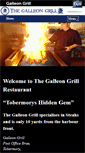 Mobile Screenshot of galleongrill.com