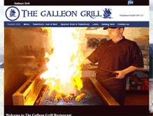 Tablet Screenshot of galleongrill.com